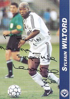 Sylvain Wiltord Girondins Bordeaux  Fußball Autogrammkarte original signiert 
