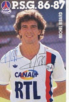 Michel Bibard  PSG Paris Saint Germain  Fußball Autogrammkarte original signiert 