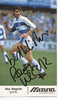 Roy Wegerle  Queens Park Rangers  Fußball Autogrammkarte original signiert 