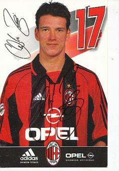 Christian Ziege   AC Mailand  Fußball Autogrammkarte original signiert 