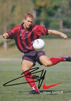 Oliver Bierhoff     AC Mailand  Fußball Autogrammkarte original signiert 