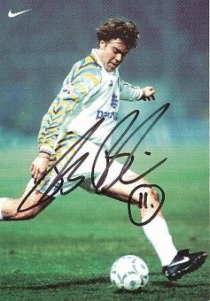 Tomas Brolin AC Parma  Fußball Autogrammkarte original signiert 