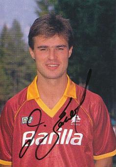 Thomas Berthold  AS Rom  Fußball Autogrammkarte original signiert 