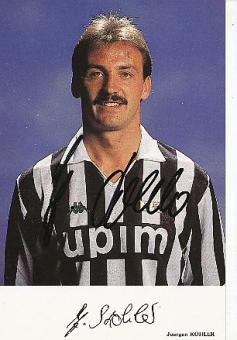 Jürgen Kohler  Juventus Turin  Fußball Autogrammkarte original signiert 
