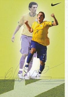 Elano Blumer  Brasilien  Fußball Autogrammkarte original signiert 