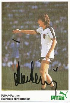 Reinhold Hintermaier  Österreich   Fußball Autogrammkarte original signiert 