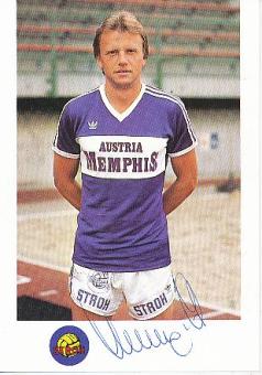 Erich Obermayer  Austria Wien  Fußball Autogrammkarte original signiert 