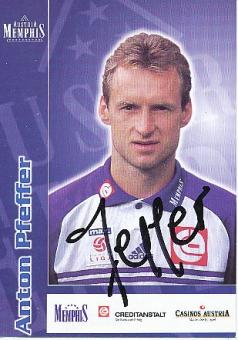 Anton Pfeffer  Austria Wien  Fußball Autogrammkarte original signiert 