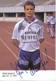 Manfred Zsak  Austria Wien  Fußball Autogrammkarte original signiert 