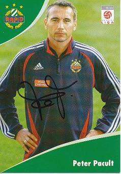 Peter Pacult  Rapid  Rapid Wien  Fußball Autogrammkarte original signiert 