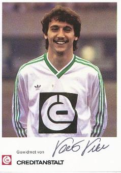 Peter Pacult  Rapid  Rapid Wien  Fußball Autogrammkarte original signiert 