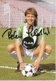 Peter Schöttel  Rapid  Rapid Wien  Fußball Autogrammkarte original signiert 