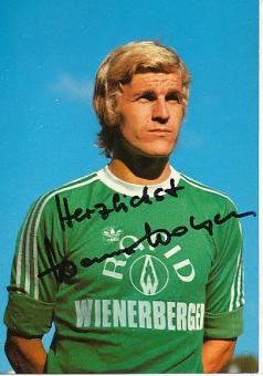 Werner Walzer  Rapid  Rapid Wien  Fußball Autogrammkarte original signiert 