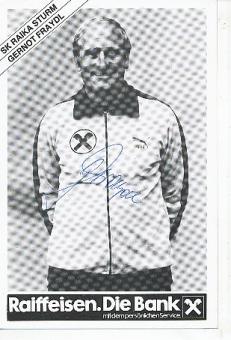 Gernot Fraydl  SK Sturm Graz  Fußball Autogrammkarte original signiert 