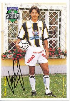Ivica Vastic   SK Sturm Graz  Fußball Autogrammkarte original signiert 