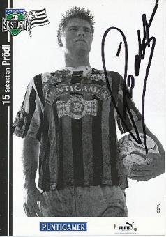 Sebastian Prödl   SK Sturm Graz  Fußball Autogrammkarte original signiert 