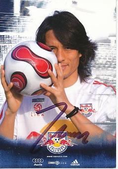 Tsuneyasu Miyamoto   RB Salzburg  Fußball Autogrammkarte original signiert 