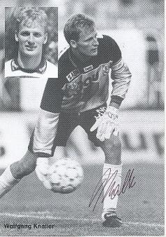Wolfgang Knaller  FC Admira Wacker  Fußball Autogrammkarte original signiert 