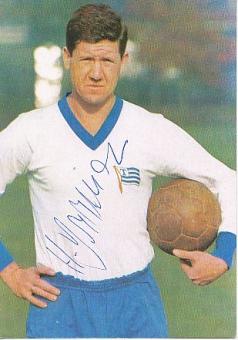 Horst Szymaniak † 2009  DFB   Aral  Bergmann Fußball 10 x 15 cm Autogrammkarte original signiert 