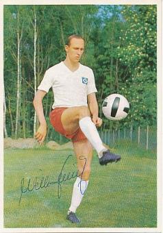 Willi Schulz  DFB &  Hamburger SV  Rimet Cup  Bergmann Fußball 10 x 15 cm Autogrammkarte original signiert 