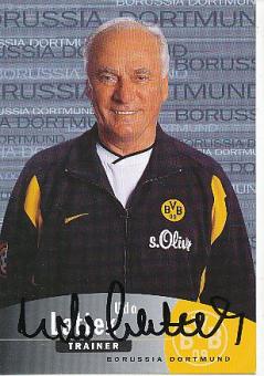 Udo Lattek † 2015   1999/2000  BVB Borussia Dortmund  Fußball Autogrammkarte original signiert 