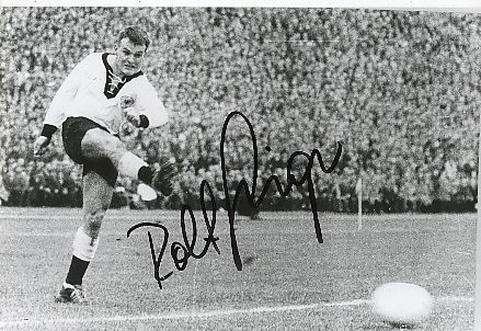 Rolf Geiger  DFB   Fußball Autogramm Foto original signiert 