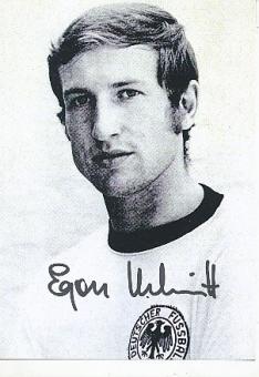 Egon Schmitt   DFB   Fußball Autogramm Foto original signiert 