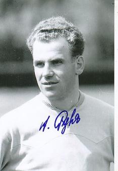 Alfred Pyka † 2012  DFB   Fußball Autogramm Foto original signiert 