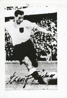 Ludwig Lachner † 2003   DFB   Fußball Autogramm Foto original signiert 