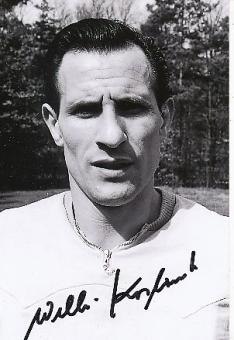 Willi Koslowski   DFB    Fußball Autogramm Foto original signiert 