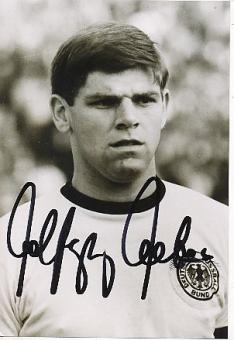 Wolfgang Weber   DFB    Fußball Autogramm Foto original signiert 