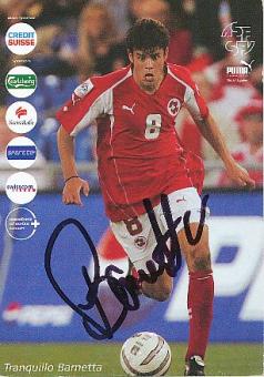 Tranquillo Barnetta  Schweiz  Fußball Autogrammkarte  original signiert 