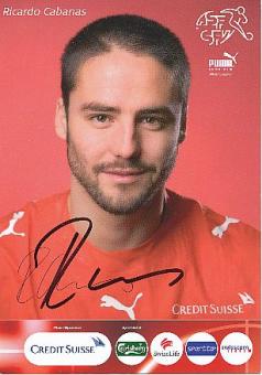 Ricardo Cabanas  Schweiz  Fußball Autogrammkarte  original signiert 