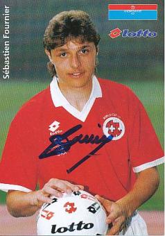 Sebastien Fournier   Schweiz  Fußball Autogrammkarte  original signiert 