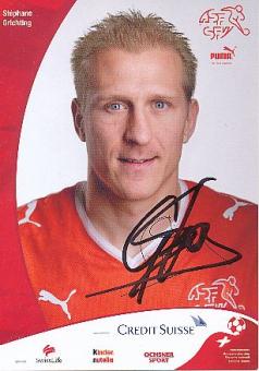Stephane Grichting   Schweiz  Fußball Autogrammkarte  original signiert 
