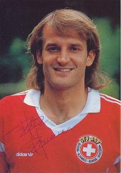 Heinz Hermann   Schweiz  Fußball Autogrammkarte  original signiert 