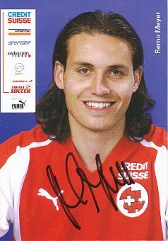Remo Meyer  Schweiz  Fußball Autogrammkarte  original signiert 