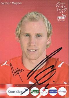Ludovic Magnin  Schweiz  Fußball Autogrammkarte  original signiert 