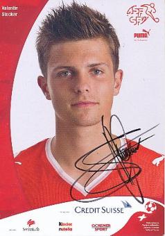 Valentin Stocker   Schweiz  Fußball Autogrammkarte  original signiert 