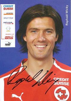 Raphael Wicky   Schweiz  Fußball Autogrammkarte  original signiert 