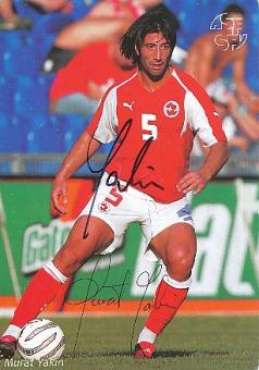 Murat Yakin   Schweiz  Fußball Autogrammkarte  original signiert 