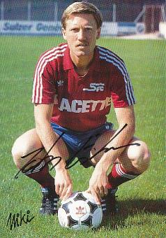 John Eriksen † 2002   Servette Genf  Fußball Autogrammkarte original signiert 