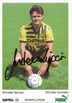 Anders Limpar   Young Boys Bern  Fußball Autogrammkarte original signiert 