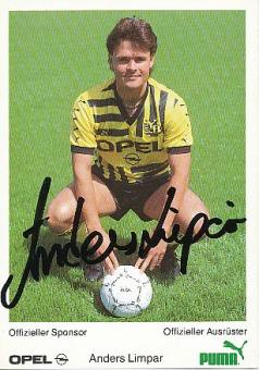 Anders Limpar   Young Boys Bern  Fußball Autogrammkarte original signiert 