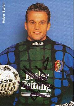 Stefan Huber   FC Basel   Fußball Autogrammkarte original signiert 