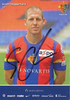 Scott Chipperfield  FC Basel   Fußball Autogrammkarte original signiert 