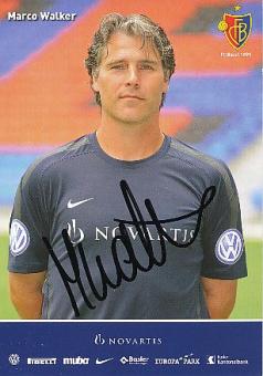 Marco Walker  FC Basel   Fußball Autogrammkarte original signiert 