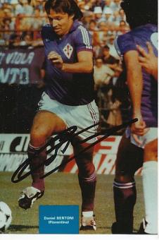 Daniel Bertoni AC Florenz &  Argentinien Weltmeister WM 1978  Fußball  Autogramm Foto  original signiert 