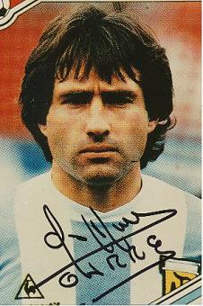 Oscar Garre  Argentinien Weltmeister WM 1978  Fußball  Autogramm Foto  original signiert 