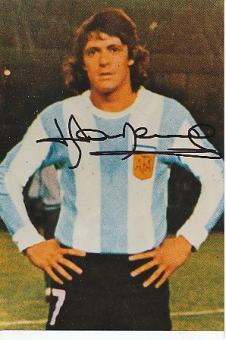 Rene Houseman † 2018  Argentinien Weltmeister WM 1978  Fußball  Autogramm Foto  original signiert 